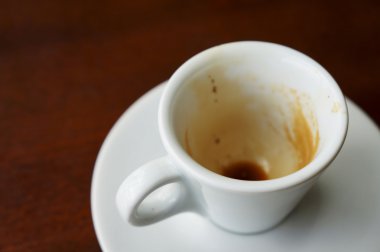 Empty white coffe cup clipart