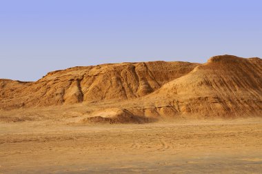 kum Sahra Çölü Afrika dağlarında