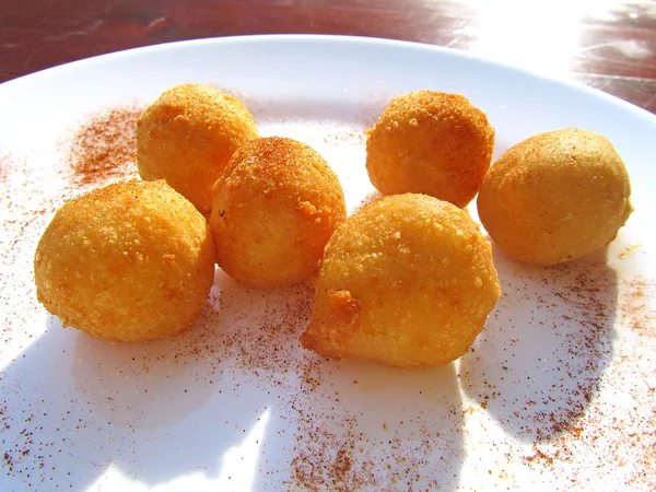 Croquetes de queijo Fotos De Bancos De Imagens