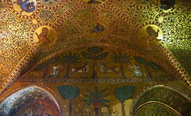 Golden palace Normanlar, palermo, Sicilya mozaikleri