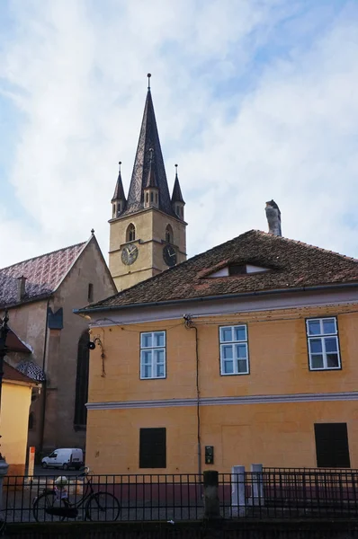 Verkürzung von Sibiu in Rumänien — Stockfoto