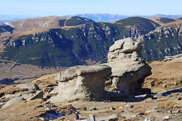 Babele rocks on Bucegi Mountains in Romania — Stock Photo, Image