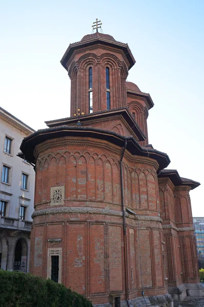 Igreja Ortodoxa Kretzulescu em Bucareste, Romênia — Fotografia de Stock