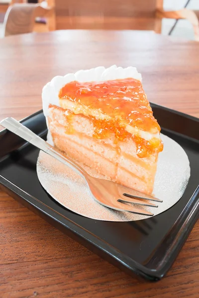 自家製オレンジ マーマレードのケーキ — ストック写真