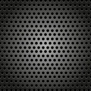 Altıgen konsepti ile metal arka plan tasarım deseni