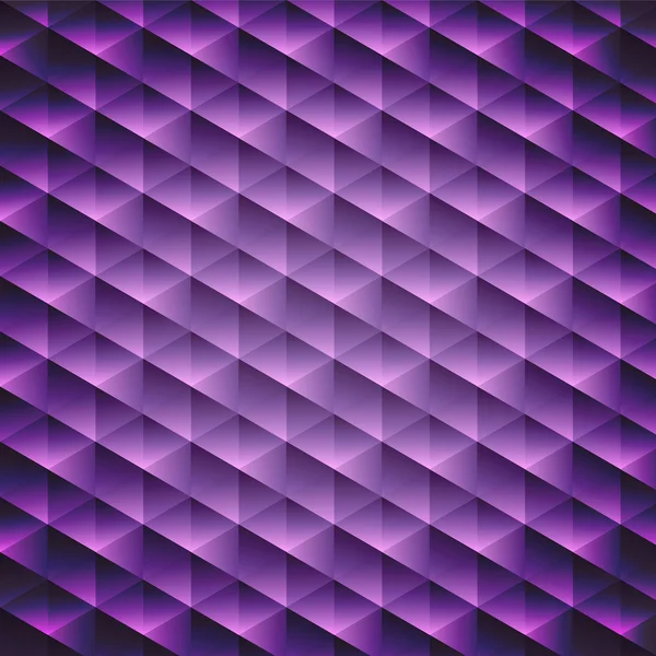 抽象的な幾何学的な紫色の立方背景 — ストックベクタ