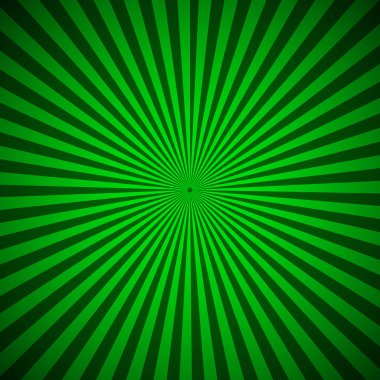 Yeşil Radyal ışınları arka plan