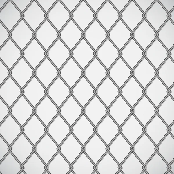 Дротяний паркан на білому тлі — стоковий вектор