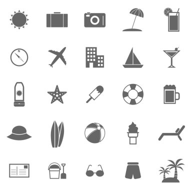 beyaz zemin üzerine yaz simgeler