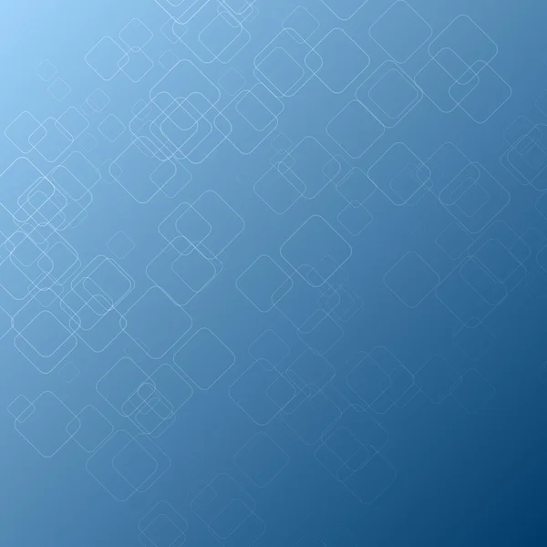 Abstract square shape on blue background — Stockvector