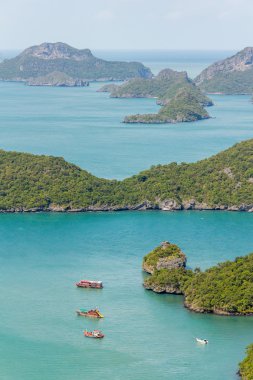 Deniz Parkı: turist teknesi angthong deniz milli park viewp