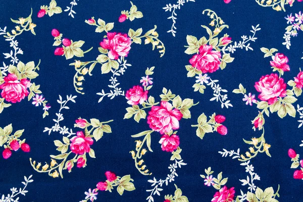花飾り布レトロ パターン — ストック写真