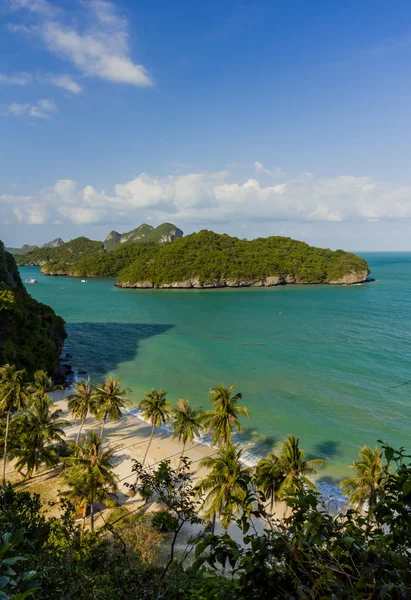 Hlediska mořského národního parku Angthong, samui, Thajsko — Stock fotografie