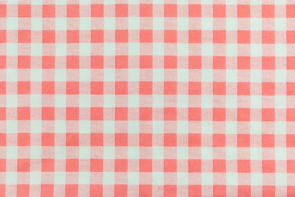 Orange plaid fabric — Stock Photo, Image