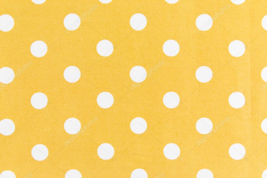 White dots on Yellow Background