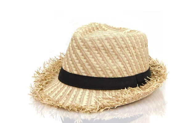 Tkania izolat kapelusz — Zdjęcie stockowe