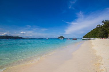 güzel beyaz kum plaj