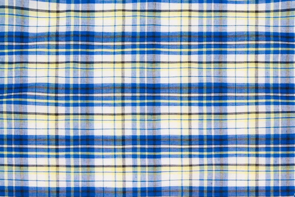 Checkered picnic tablecloth — Stock Photo, Image