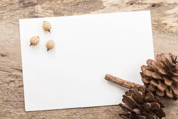 Trockene Blumen Rahmen auf weißem Papier Hintergrund — Stockfoto