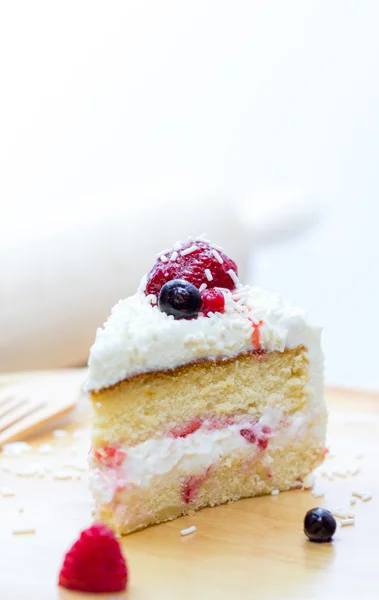 Полуничний торт — стокове фото