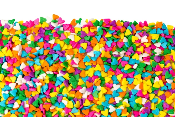 Socker sprinkles hård form — Stockfoto