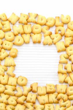 ekmek alfabe çerçeve