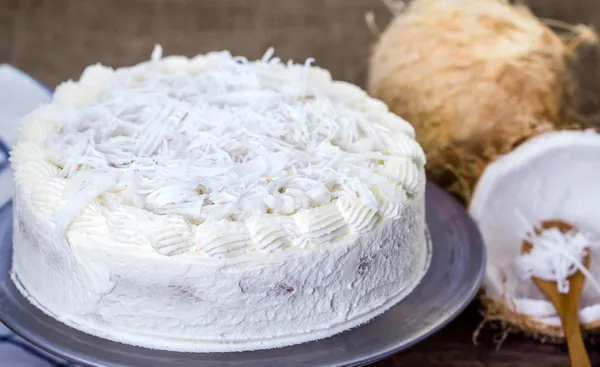 코코넛 케이크 — 스톡 사진