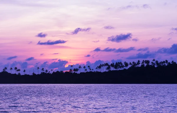 海の上の夕日 — ストック写真