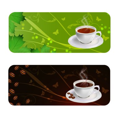 kahve ve çay arka plan