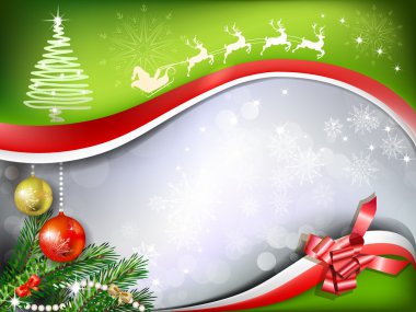 kurdele ile Noel dekorasyon