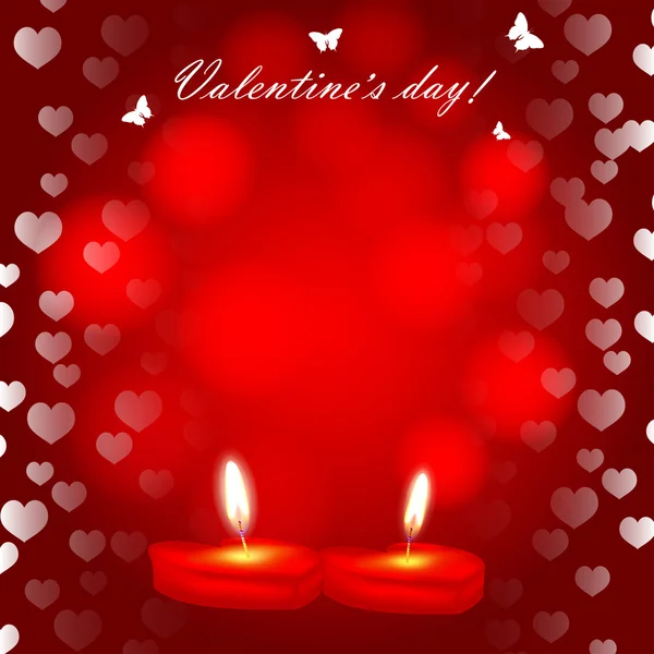 Valentine `s, dag, achtergrond — Stockvector