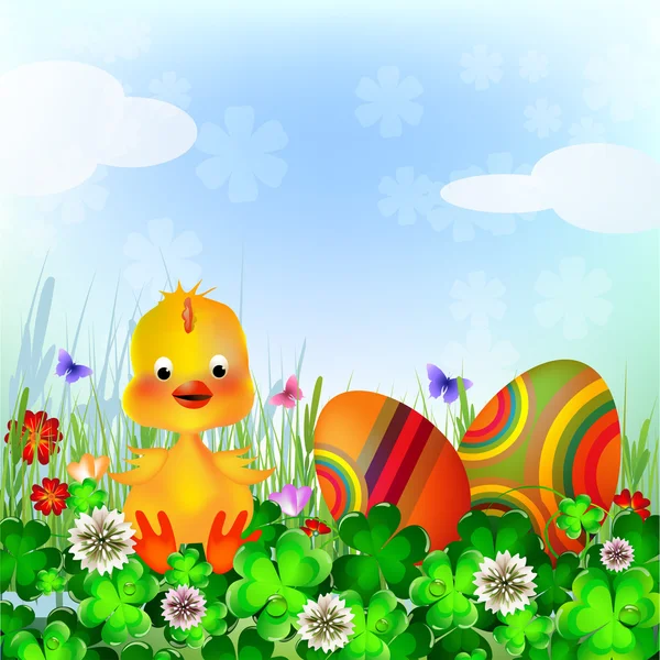 Beautiful Easter Background — Stock Vector
