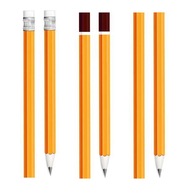 Ensemble de crayons — Image vectorielle