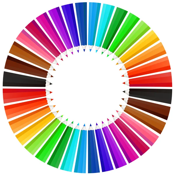 Σετ μολύβια χρώματος — Διανυσματικό Αρχείο