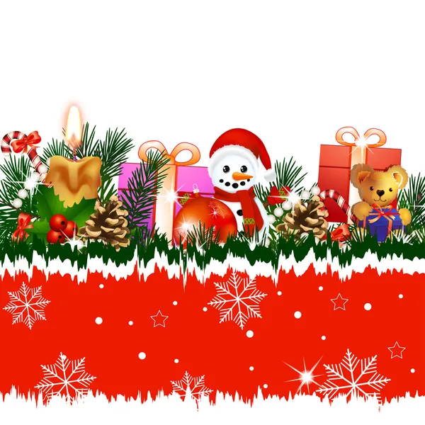 Decoración de Navidad — Vector de stock