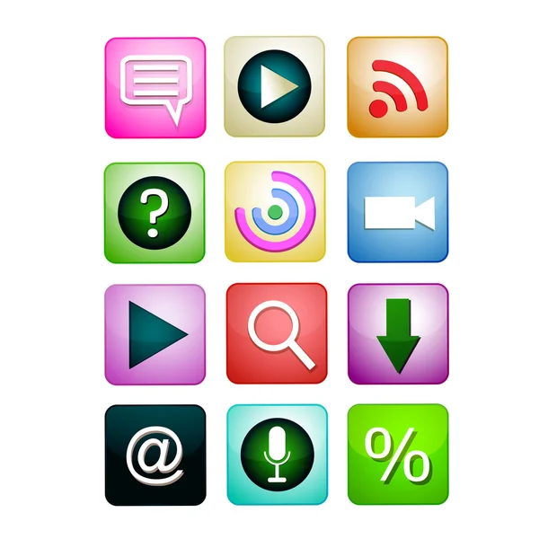 Application icons — Stock Vector