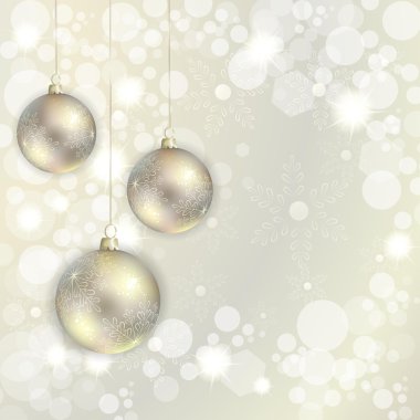 Noel topları arka plan asılı