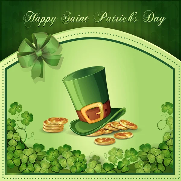 St. Patrick 's Day Karte — Stockvektor