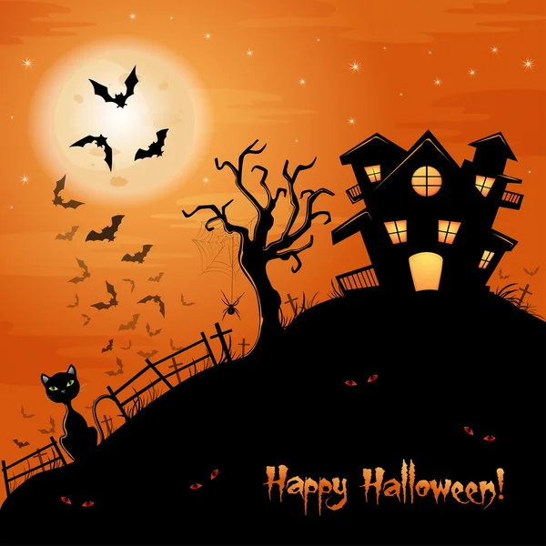 Halloween illustratie — Stockvector