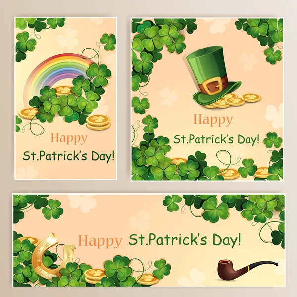 St.patrick 's day banner. — Stockvektor