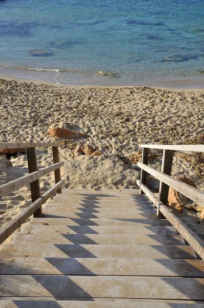 Escalera a la playa — Foto de Stock
