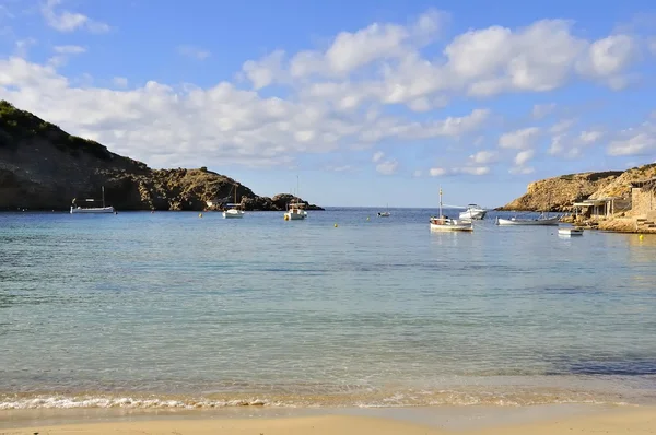 Ein strand auf der insel ibiza — Stockfoto