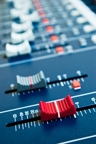 Audio-mixer — Stockfoto