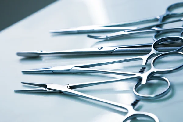 Medical clamp instruments — Stock Photo, Image