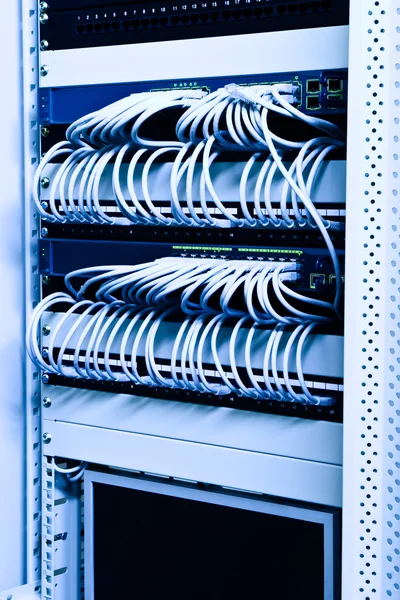 Network rack — Stock Photo, Image