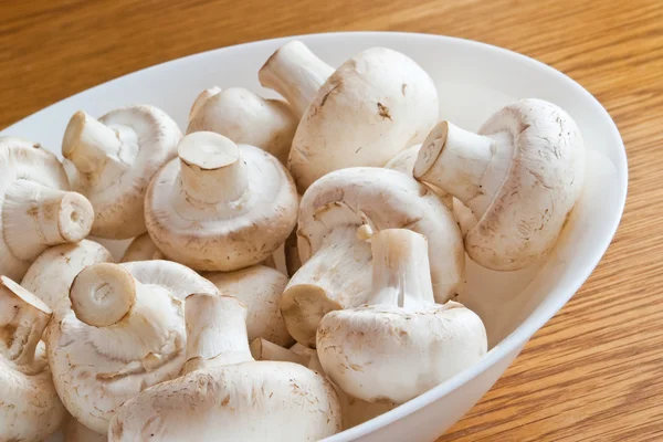 Mushrooms on bowl — Stock Photo, Image