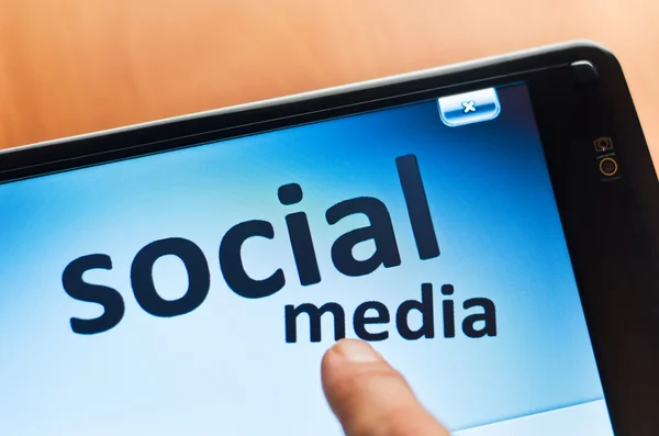 Social media words — Stock Photo, Image