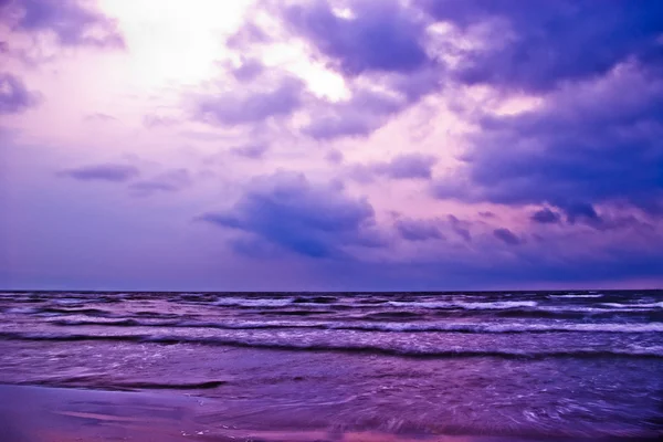 Spiaggia viola — Foto Stock