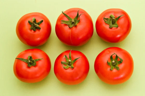 Six tomatoes — Stock Photo, Image