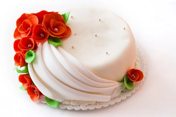 White cake — Stock Photo, Image